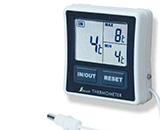 冷蔵庫用デジタル温度計　A　最高・最低　隔測式　73042　1セット（5台）