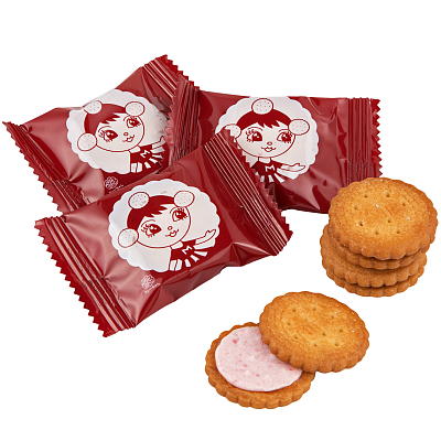 野村煎豆加工店　ミレーサンド　いちご風味