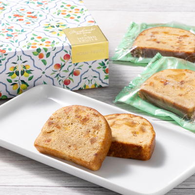 望月シェフ×ホシフルーツ　７種のフルーツが詰まった「デザートパウンドケーキ」　６個入