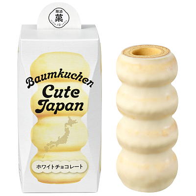 ユーハイム　バウムクーヘンキュートジャパン（ホワイトチョコレート）