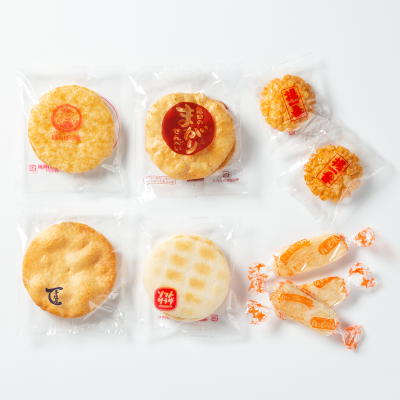 亀田のバラエティおせんべい箱3