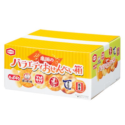 亀田のバラエティおせんべい箱4