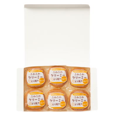 ふわふわクリーミー生どら焼きプレーン　６個入4