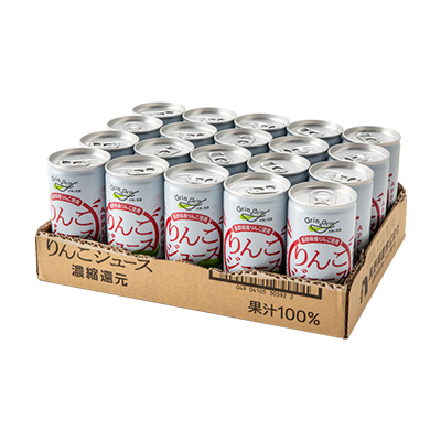 信州産　果汁１００％りんごジュース（濃縮還元）　２０缶4