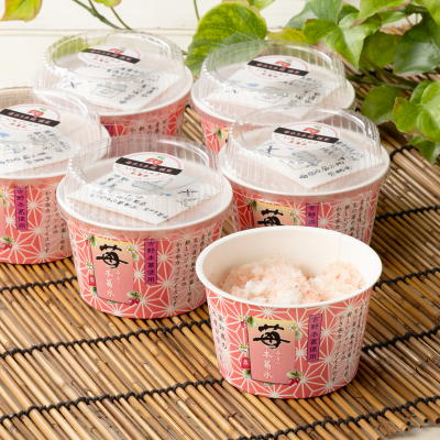 ホシフルーツ　吉野の本葛いちごみるく氷　Ｓｈａｒｕｒｕ　６個入