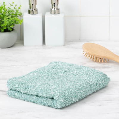 吉井タオル　天杢多織る　フェイスタオル　ブルーグリーン3