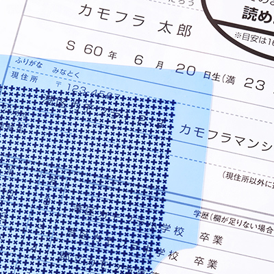 PLUS カモフラージュホルダー 3色セット3