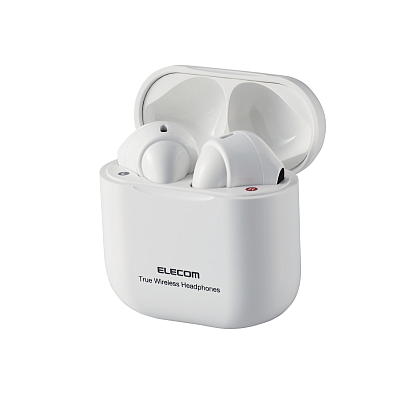 エレコム 完全ワイヤレスBluetoothヘッドホン LBT-TWS11WH2