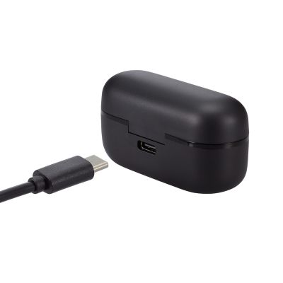 エレコム ワイヤレスイヤホン 低遅延 タッチセンサー 超小型 AAC対応 ブラック AMA920033