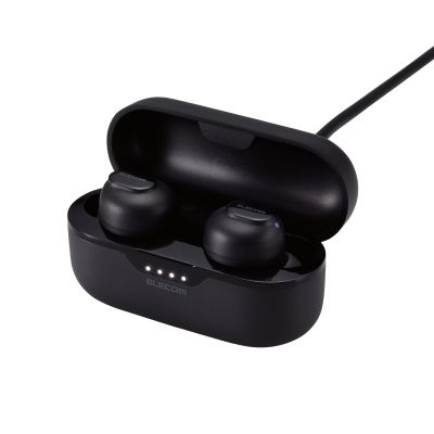 エレコム ワイヤレスイヤホン 低遅延 タッチセンサー 超小型 AAC対応 ブラック AMA920034