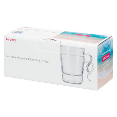 ＨＡＲＩＯ　耐熱スタッキングマグ　２個セット　ＳＲＭＳー２０２４4