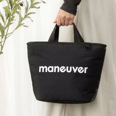 保冷ランチトートバッグ　ｍａｎｅｕｖｅｒ　Ｍ　ブラック4
