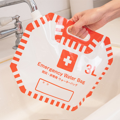 防災・非常用ウォーターバッグ３Ｌ　２枚組2