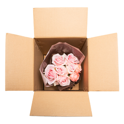 ホシファーム　届いた姿でそのまま飾れるスタンディング薔薇ブーケ　スイート８本3