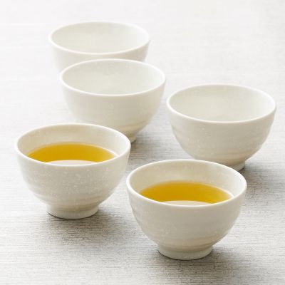 白雪クリーム　５客煎茶揃