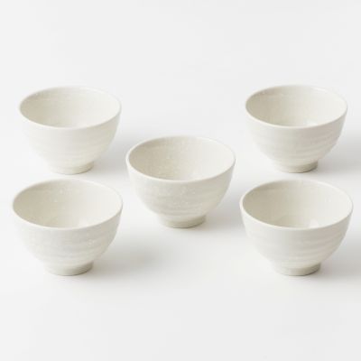 白雪クリーム 5客煎茶揃2