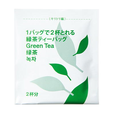 ハラダ製茶　１バッグで２杯とれる緑茶ティーバッグ　１箱（４０バッグ入）2