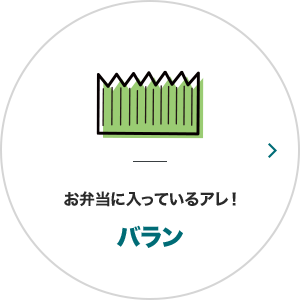 お弁当に入っているアレ！バラン