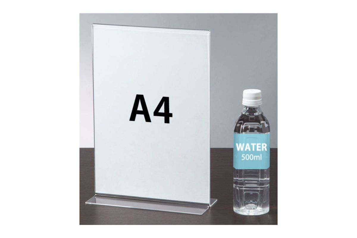 アスクルの両面用T型サインホルダー（A4縦）